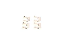 Accessory Kit, disc brake pad BOSCH 1987474637