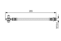 Brake Hose BOSCH 1 987 481 519