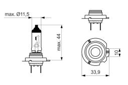 Bulb, headlight BOSCH 1 987 302 091