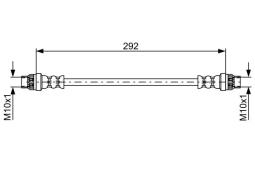 Brake Hose BOSCH 1 987 481 767