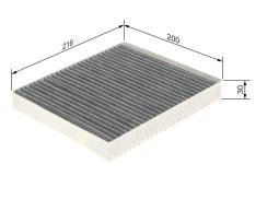 Filter, cabin air BOSCH 1987435592