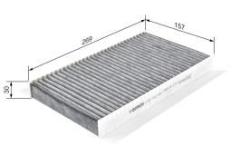 Filter, cabin air BOSCH 1987432535