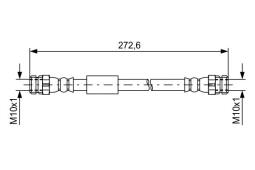 Brake Hose BOSCH 1 987 481 577