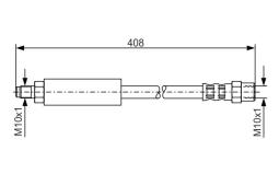 Brake Hose BOSCH 1 987 476 609