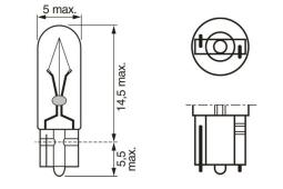 Bulb, glove compartment light