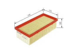 Air Filter BOSCH F 026 400 376