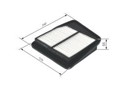 Air Filter BOSCH F 026 400 357