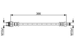Brake Hose BOSCH 1987481766