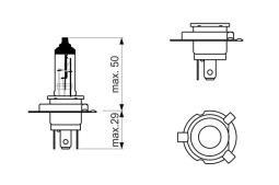 Bulb, headlight BOSCH 1987302092