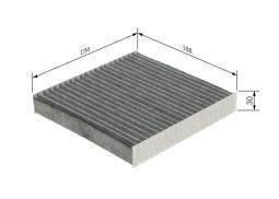 Filter, cabin air BOSCH 1987435589
