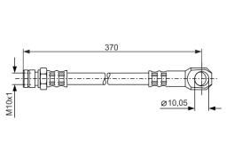 Brake Hose BOSCH 1 987 481 094