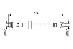 Brake Hose BOSCH 1 987 476 410