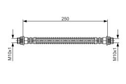 Brake Hose BOSCH 1 987 476 947