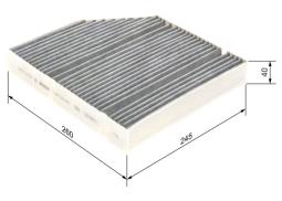 Filter, cabin air BOSCH 1987435601