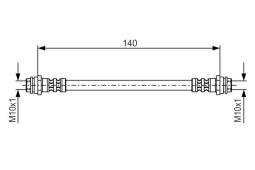 Brake Hose BOSCH 1 987 476 952