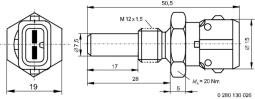 Sensor, coolant temperature BOSCH 0 280 130 026