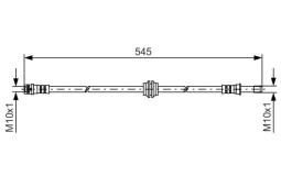 Brake Hose BOSCH 1 987 481 454