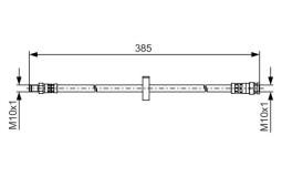 Brake Hose BOSCH 1 987 481 531