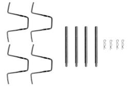 Accessory Kit, disc brake pad BOSCH 1987474060