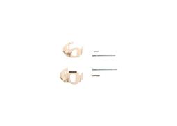 Accessory Kit, disc brake pad BOSCH 1987474211