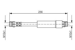 Brake Hose BOSCH 1 987 476 284