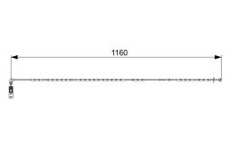 Warning Contact, brake pad wear BOSCH 1 987 473 048