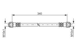 Brake Hose BOSCH 1 987 476 118