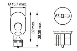 Bulb, direction indicator