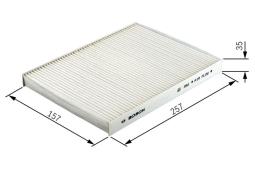 Filter, cabin air BOSCH 1987432327