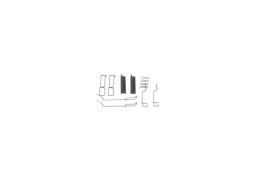 Accessory Kit, disc brake pad BOSCH 1987474195