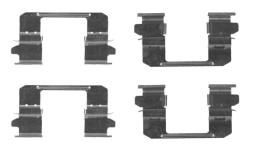 Accessory Kit, disc brake pad BOSCH 1987474807