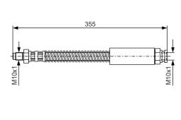 Brake Hose BOSCH 1987476519