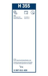 Wiper Blade BOSCH 3397011435