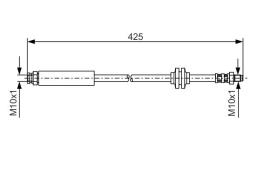 Brake Hose BOSCH 1987476451