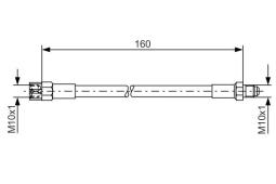 Brake Hose BOSCH 1987476230