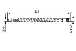 Brake Hose BOSCH 1987476669