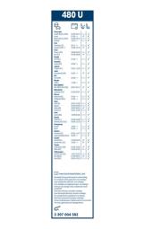Wiper Blade BOSCH 3397004582