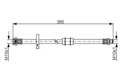 Brake Hose BOSCH 1987481190