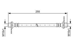 Brake Hose BOSCH 1987481586