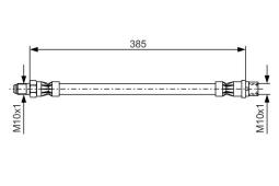 Brake Hose BOSCH 1987476439