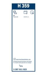 Wiper Blade BOSCH 3397011923