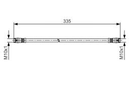 Brake Hose BOSCH 1987481517