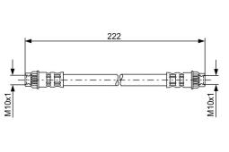 Brake Hose BOSCH 1987476914