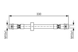 Brake Hose BOSCH 1987476410