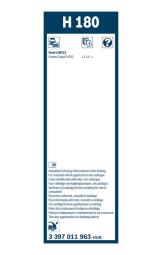 Wiper Blade BOSCH 3397011963