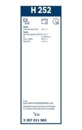 Wiper Blade BOSCH 3397011965