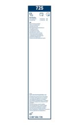 Wiper Blade BOSCH 3397001725