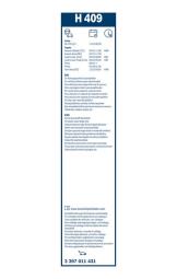 Wiper Blade BOSCH 3397011431