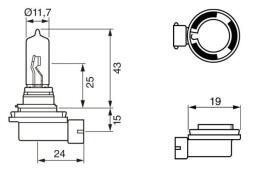Bulb, headlight BOSCH 1987302082