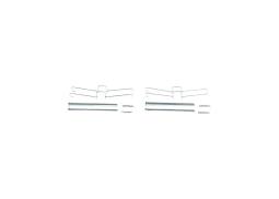 Accessory Kit, disc brake pad BOSCH 1987474611
